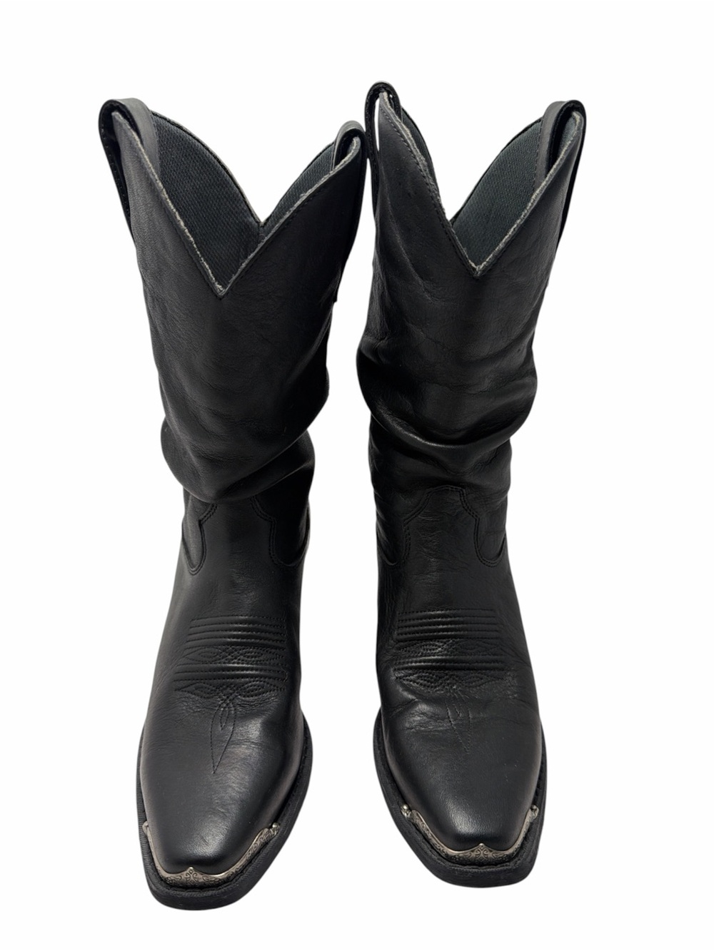 Durango Crush RD3490 Black Western Cowgirl Boots Womens Size 7M Slouch Y2K